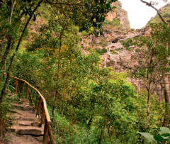 As melhorias proporcionaram aos visitantes uma aventura mais segura e cuidadosa pelo parque, principalmente nas caminhadas mais longas e difceis, como a rota at a cachoeira do Tabuleiro.