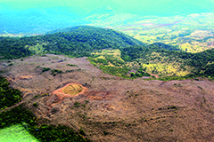 Vista area dos campos ferruginosos da Serra da Bocaina: novo parque integrar um mosaico de mais de 1,2 milho de hectares de Floresta Amaznica. Foto: Fernando Santos